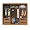 Guarda-Roupa Casal Grande com 3 Portas de Correr e 8 Gavetas Montclair 100% MDF - 3