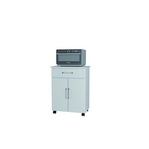Balção Liz com 2 Portas com Prateleira Interna e 1 Gaveta para Cozinha - Branco
