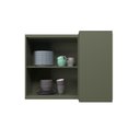 Ver mais imagens de Armário Aéreo de Canto 100% MDF Cozinha Sevilha Verde