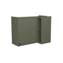 Ver imagem 3 de Armário Aéreo de Canto 100% MDF Cozinha Sevilha Verde
