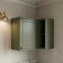 Ver imagem 1 de Armário Aéreo de Canto 100% MDF Cozinha Sevilha Verde