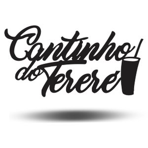 Painel Decorativo Cantinho Do Tererê Em Mdf Preto Fosco