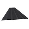 Painel Ripado de Pvc 25 Cm X 2,70 Metros Régua Cor:relevo Preto - 1
