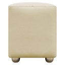 Ver imagem 4 de Puff Decorativo Quadrado Penteadeira Urban - Bege-bege Corino