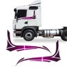 Faixa Scania 2008 Adesivo Azul Lateral Caminhão Decorativo Teu Adesivo Faixa Scania 2008 Adesivo Azu - 1