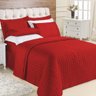 Kit Cobre Leito Colcha Veneza Queen 3 Peças Hipercal 180 Fios - Vermelho - 1