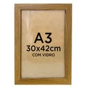 Ver imagem 1 de Moldura Quadro A3 30 X 42 Cm Diploma Certificado Foto com Vidro Empório do Adesivo Moldura Madeira 0