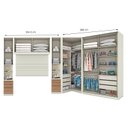 Ver imagem 2 de Quarto Modulado Casal Ambiente 5 New Predileto 5 Peças Areia Jequitibá - Henn