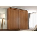Ver imagem 5 de Guarda Roupa Casal Trianon 2 Portas 4 Gavetas Cinamomo Fosco - Zanzini