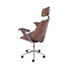 Cadeira Escritorio Presidente Corino e Madeira Bergen 3331 - 2