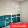 5 Prateleiras Aramada Closet 90x50cm para Trilho Cremalheira - 4