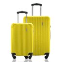 Ver imagem 1 de Kit Conjunto 2 Malas Rígidas 360° - Gladiador A2pm Cor:amarelo