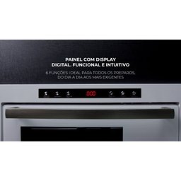 Conjunto de Embutir Fischer com Forno Elétrico 50l com Air Fryer 220v + Micro-ondas 25l Linha Infinity 220v - 14