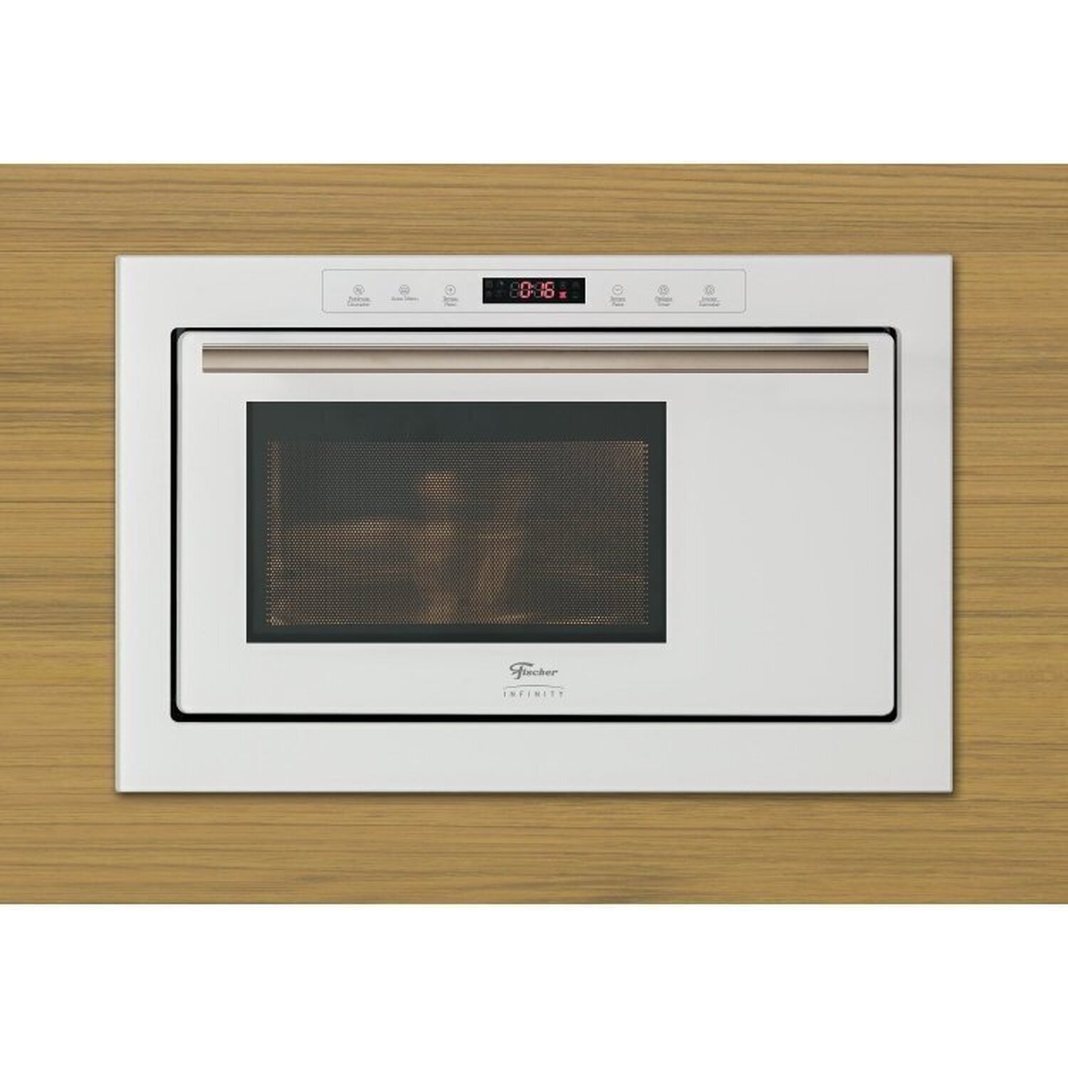 Conjunto de Embutir Fischer com Forno Elétrico 50l com Air Fryer 220v + Micro-ondas 25l Linha Infinity 220v - 10