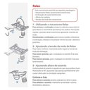 Ver imagem 2 de Cadeira Escritório Giratória Presidente Branca Comprealegre