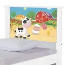 Ver imagem 5 de Bi Cama Juvenil Zap com Cabeceira Fazendinha Colorida