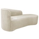 Ver imagem 4 de Kit Divã Recamier Orgânico França 140cm Lado Direito e 2 Poltronas Amore Bouclé