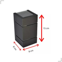 Ver imagem 3 de Arandela Katarina de 8cm 2 Frisos - Interna e Externa:branco