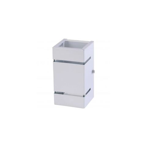 Arandela Katarina de 8cm 2 Frisos - Interna e Externa:branco