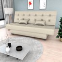 Ver imagem 1 de Sofá Cama Reclinável 3 Lugares Laila