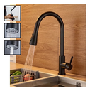 Ver imagem 1 de Torneira de Cozinha Monocomando Gourmet N4 Bancada Extensível Preta