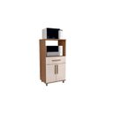 Ver imagem 1 de Armario Multiuso Microondas e Forno 2 Portas 1 Gaveta Cairo:freijó/baunilha