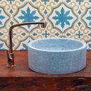 Ver imagem 2 de Cuba Bojo Pedra Sabão Sobrepor Pia Lavabo Lavatório 30x12cm Industria São Jose Af1166indsj