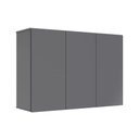 Ver imagem 1 de Armário Aéreo 03 Portas Ej Móveis Cinza