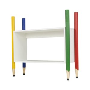 Aparador Organizador Infantil Decorativo Lápis de Cor:colorido