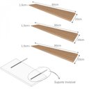 Ver imagem 6 de Conjunto Home Office Escrivaninha Balcão 2 Portas Armário Aéreo 3 Prateleiras Bramov