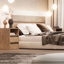 Ver imagem 2 de Cabeceira Solteiro 100% MDF Select Belmax Carvalho