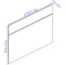 Ver imagem 3 de Cabeceira Solteiro 100% MDF Select Belmax Carvalho