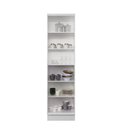 Ver imagem 6 de Cristaleira 1 Porta com Vidro 60cm Cozinha Sevilha 100% MDF Branco