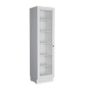 Ver imagem 3 de Cristaleira 1 Porta com Vidro 60cm Cozinha Sevilha 100% MDF