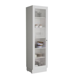 Paneleiro 1 Porta com Vidro 60cm Cozinha Sevilha