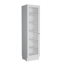 Ver imagem 3 de Cristaleira 1 Porta com Vidro 60cm Cozinha Sevilha 100% MDF Branco