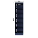 Ver imagem 6 de Cristaleira 1 Porta com Vidro 60cm Cozinha Sevilha 100% MDF Azul/Órion