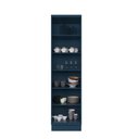 Ver imagem 7 de Cristaleira 1 Porta com Vidro 60cm Cozinha Sevilha 100% MDF Azul/Órion