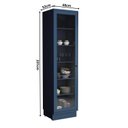 Ver imagem 3 de Paneleiro 1 Porta com Vidro 60cm Cozinha Sevilha