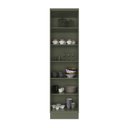 Ver imagem 6 de Cristaleira 1 Porta com Vidro 60cm Cozinha Sevilha 100% MDF Verde
