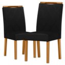 Ver imagem 1 de Cadeira para Mesa de Jantar Sarah Kit 2 Peças Ype/veludo Preto - Nc