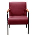 Ver imagem 2 de Kit 04 Poltronas Decorativas Jade para Sala de Estar, Recepção - Suede Bordô