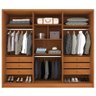 Guarda Roupa Casal 6 Portas 6 Gavetas Realeza Tcil Cinamomo/off - 3