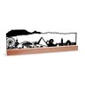 Escultura de Mesa, Pontos Turísticos África 60x22cm - 5