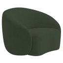 Ver imagem 2 de Poltrona Decorativa Curva Sala Recepção Alemanha Linho Verde
