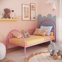 Ver imagem 1 de Cama Infantil em Ferro 199x110x95 cm Hope Rosa/Bebê