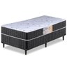 Cama Box Solteiro Conjugado Granada Umaflex Preto / Branco - 1
