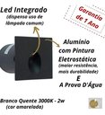 Ver imagem 2 de Kit 11 Balizador Escada Parede Embutir Externo/interno Led - Preto