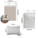 Ver imagem 4 de Jogo de Cama King Size 200 Fios Nova América - Davi (7579)