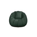 Ver imagem 1 de Poltrona Concha 100cm Base Fixa com Almofada Veludo: Verde